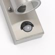 Vonkajšia-nástenná-lampa-oceľ-2-svetlá-IP44-s-pohybovým-senzorom---Duo