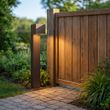 Lámpara-de-exterior-marrón-óxido-de-65-cm-con-LED-IP64,-luz-tenue-y-solar---Charlene
