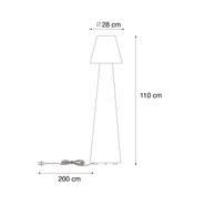 Lampadaire-d'extérieur-intelligent-blanc-avec-LED-A60-IP44---Katrijn