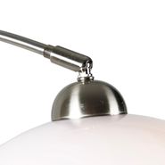 Retro-sienas-loka-lampa-tērauds-ar-baltu-regulējamu-abažūru