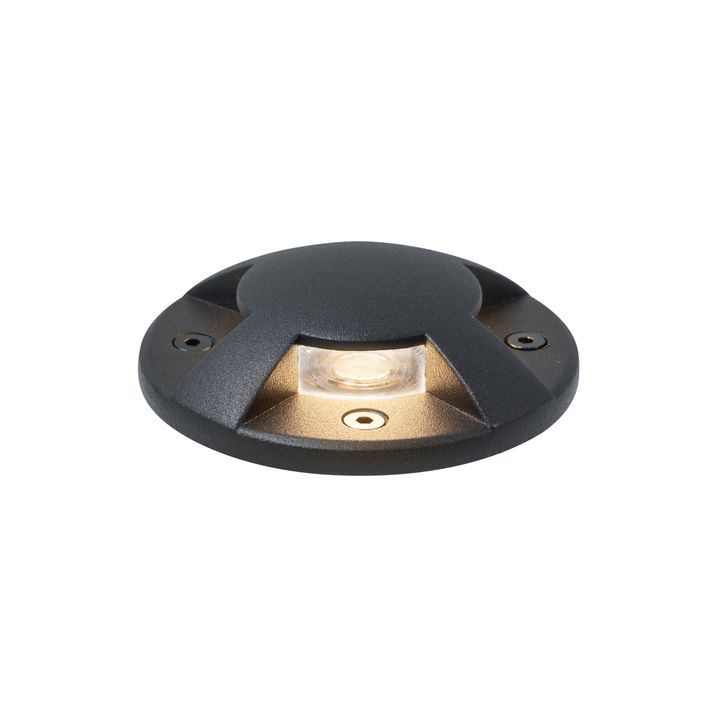 Moderní zemní bodové svítidlo černé GU10 50mm 4-světelný efekt IP65 - Cellar