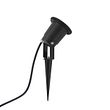 Moderner-Gartenstrahler-schwarz-inkl.-LED-verstellbar-mit-Kabel-und-Stecker-250cm-IP65---Basic