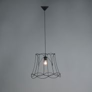 Lampă-suspendată-retro-neagră-45-cm---Granny-Frame