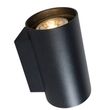 Moderna-zidna-lampa-crna-okrugla-2-svetla---Sandy