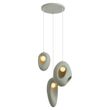 Japandi-Pendant-Lamp-White-with-Organic-Light-Green-Shade-3-Light---Moonstone