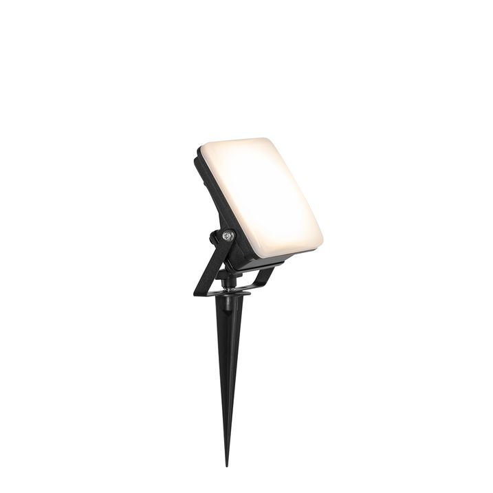 Inteligentné bodové svetlo čierne 12,8 cm vrátane LED IP65 so zemným hrotom - Ruud