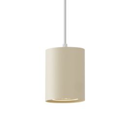 Moderna piekaramā lampa bēša ar baltu sliežu sistēmai 1-fāzes GU10 70mm - Iconic Holt