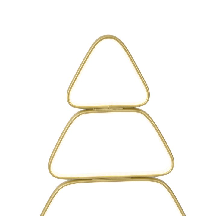 Lampe de table de Noël Sapin doré avec LED intégrée - Arbre