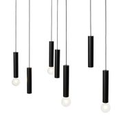 Dizaina-piekaramā-lampa-melna-ovāla-7-gaismu---Tuba