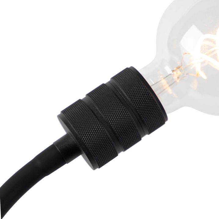 Moderná svorka lampa čierna s flexibilným ramenom - Cavalux