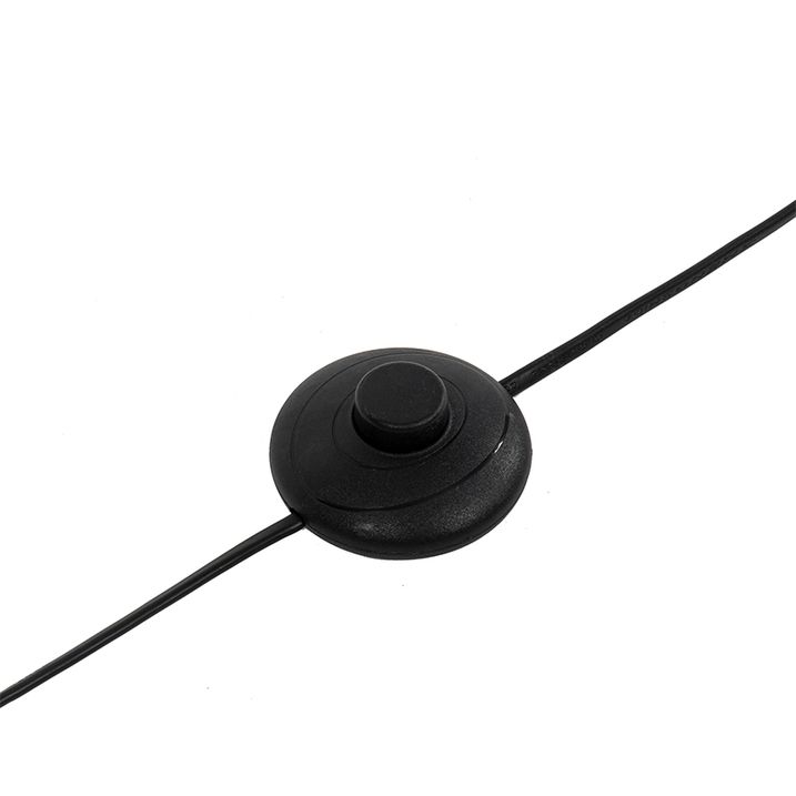 Rustic Floor Lamp Black with Rattan - Sam