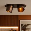 Zakulacené-zapuštěné-bodové-svítidlo-tmavě-bronzové-GU10-50-mm-2-světlo---Installa