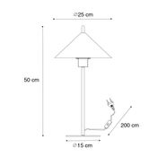 Lampada-da-tavolo-di-design-nera---Triangolo