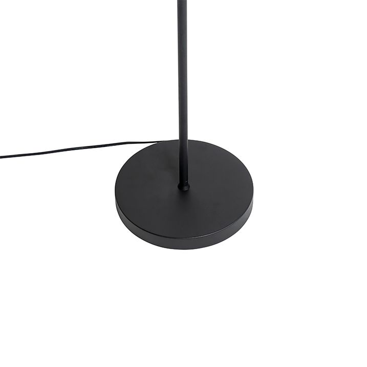 Smarte Stehleuchte schwarz inkl. 2 Wifi A60 - Stijn