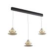 Viseća-lampa-crna-sa-bež-bojom-uklj.-LED-3-stepenasto-zatamnjivanje-3-svetla-Easylift---Witch
