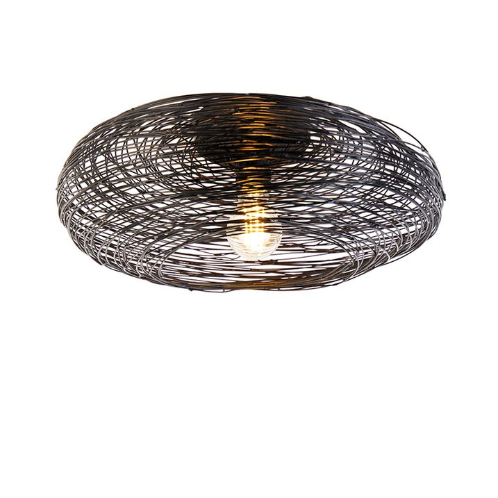 Design Deckenleuchte schwarz oval - Sarella