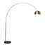 Candeeiro-de-Arco-em-Aço-com-Abajur-em-Metal-33-cm-Ajustável---XXL