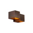 Moderna-zidna-lampa-tamna-bronza-2-svjetla---Transfer-Double