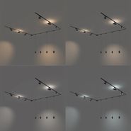 System-oświetlenia-szynowego-z-10-lampami,-czarny,-1-fazowy---Magnetic-Eggy-Puk