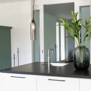 Modern-Pendant-Light-Black-with-Smoke-Glass---Stavelot
