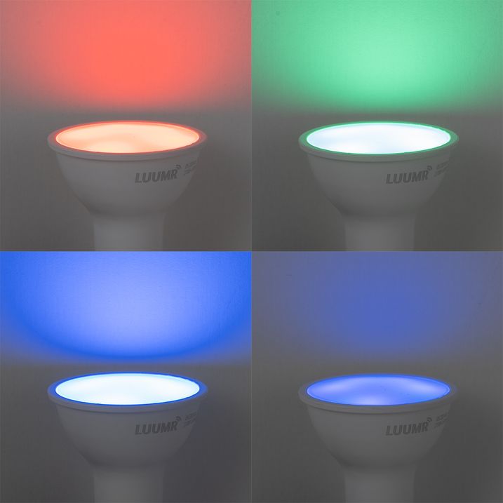 Inteligentna żarówka LED GU10 50mm, ściemniana, opalowa, 4,7W, 400lm, 2700-6500K