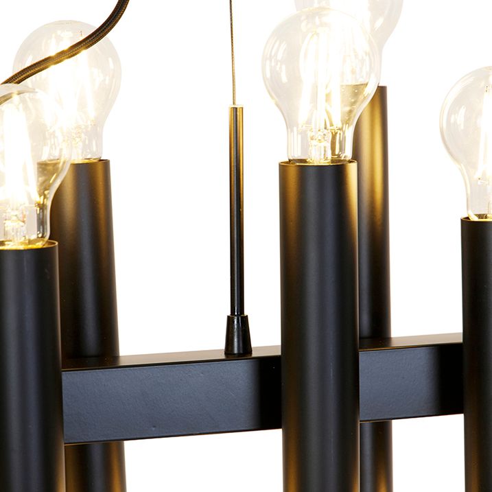 Art Deco Pendant Light Black 24-Lights - Tubi