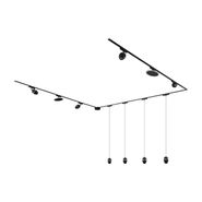 System-oświetlenia-szynowego-z-10-lampami,-czarny,-1-fazowy---Magnetic-Eggy-Puk