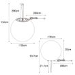 Pametna-spoljna-lampa-bijela-35-cm-IP65-uklj.-WiFi-A60---Nura