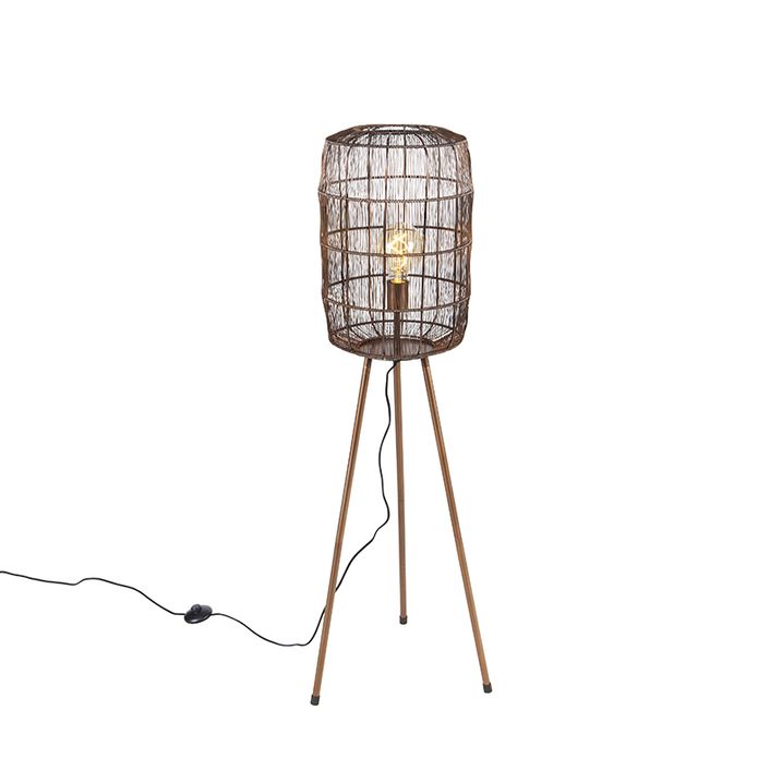 Modern golvlampa stativ koppar - Redo