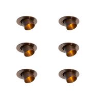 6-darabos-süllyesztett-spotlámpa-szett-sötét-bronz-GU10-35mm-kerek-dönthető---Installa