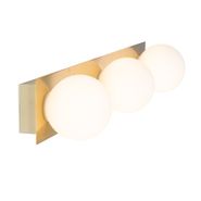 Moderná-nástenná-lampa-zlatá-48-cm-IP44-3-svetlo---Cederic