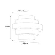 Moderne-Wandleuchte-Beige-inkl.-LED-3-Stufen-Dimmbar---Lines