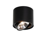 Faretto-da-soffitto-smart-nero-regolabile-con-Wifi-GU10-111mm---Rondoo-Up