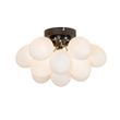 Art-deco-plafondlamp-zwart-met-opaal-glas-3-lichts---Uvas