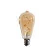 Set-of-5-E27-Dimmable-LED-Bulbs-Spiral-Filament-ST64-Gold-4W-270-lm-2100K