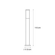 Moderné-vonkajšie-lampy-na-stĺp-z-nerezovej-ocele-110-cm-IP44---Rox