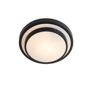 Moderna-plafonska-lampa-crna-sa-belom-25-cm-IP44---Walden
