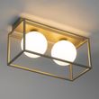 Design-taklampe-gull-med-hvitt-glass-2-lys---Aniek