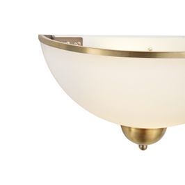 Klassieke-wandlamp-brons-met-opaal-glas---Katarina