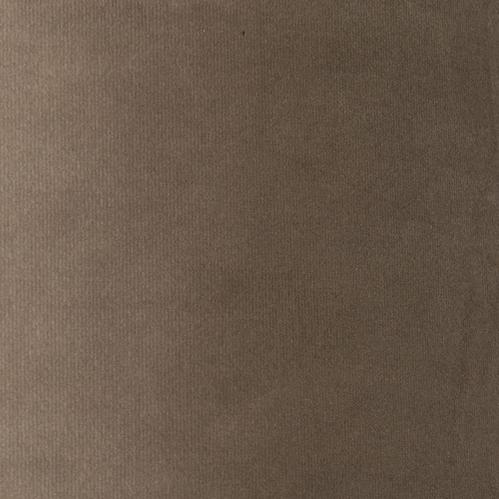 Velour Lampshade Taupe 35/35/20 with Gold Interior