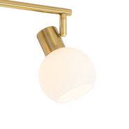 Faretto-da-soffitto-oro-con-vetro-opalino-4-luci-orientabili---Anouk