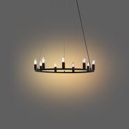 Smart-hanglamp-zwart-9-lichts-incl.-Wifi-C35---Knight