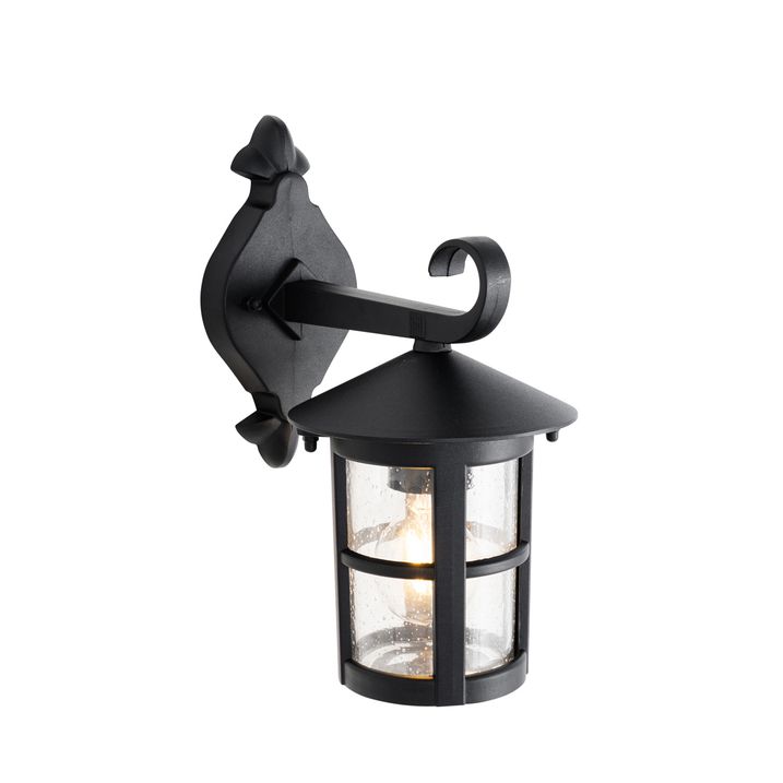 Lanterne murale extérieure classique noire IP44 - Herb