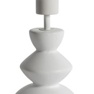 Lampe-de-table-design-en-céramique-blanche-15-cm-sans-abat-jour---Alisia