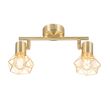 Foco-Art-Déco-de-latón-inclinable-y-giratorio-de-2-luces---Mosh