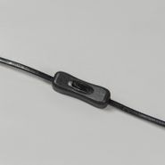 Tafellamp-messing-met-grijze-kap-35-cm---Kaso