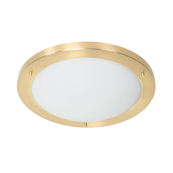 Plafoniera moderna oro 41 cm IP44 - Yuma