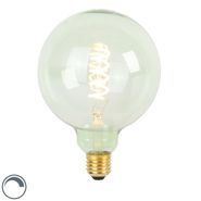 E27-dimmbare-LED-Spirale-Filament-Glühbirne-G125-grün-4W-180lm-1800K