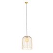 Dizajnerska-viseća-lampa-zlatna---Wire-Knock