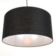 Lampă-modernă-cu-pandantiv-neagră-cu-abajur-negru-50-cm---Combi-1